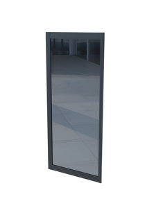 panel se sklem